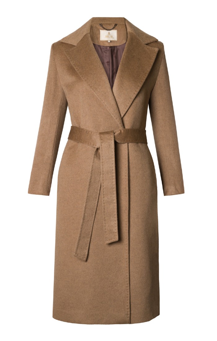 Camel cashmere wrap coat outlet