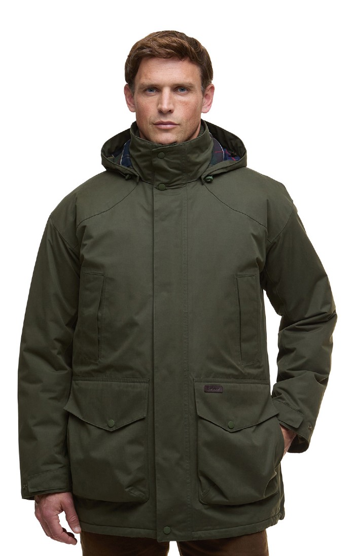 Men's Barbour Farlam Waterproof Jacket, Green House of Bruar