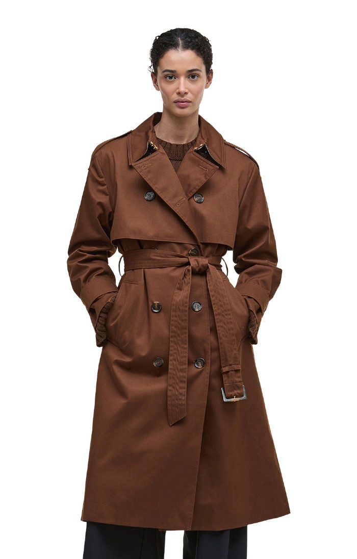 Ladies Barbour Aoife Trench Showerproof Coat House of Bruar