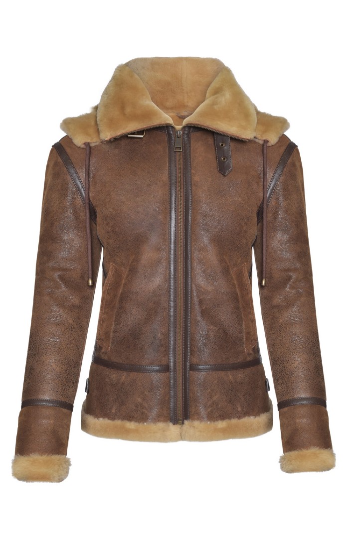 Ladies Sheepskin Flying Jacket