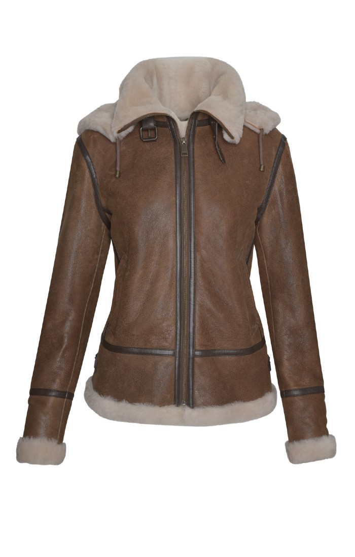 Ladies Sheepskin Flying Jacket