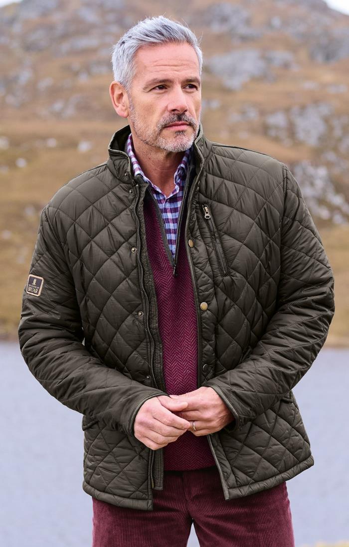 mens quilted jacket