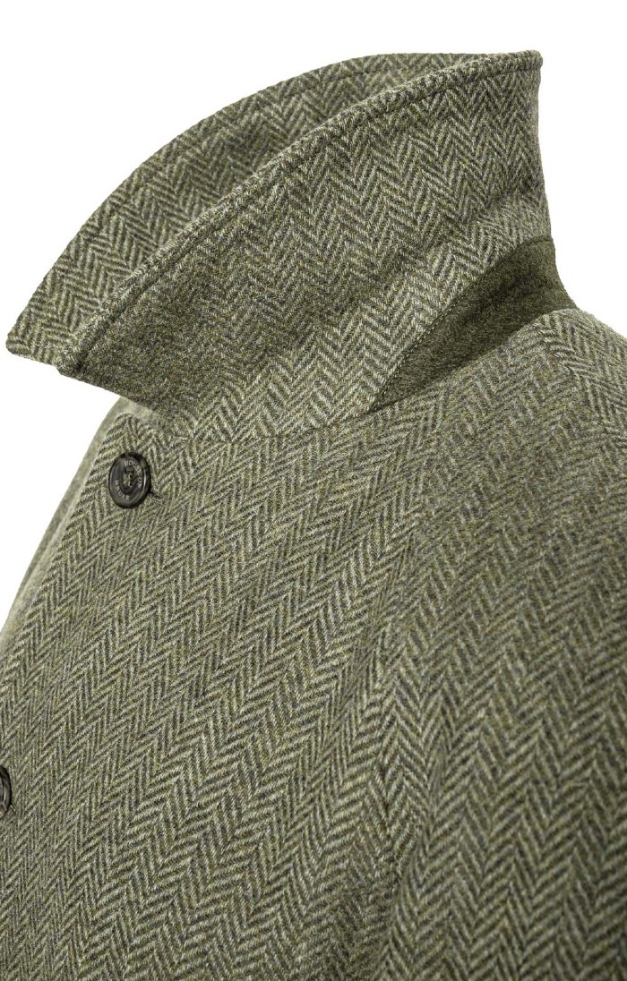 ジャケット・アウター HERRINGBONE TWEED STAND COLLAR COAT Tiavllya Mens Herringbone Tweed Suit Blazer Jacket Vintage