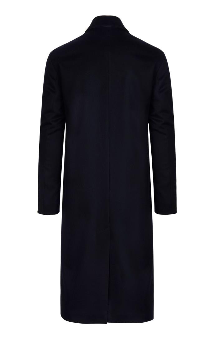 Inset Sleeve Cashmere Coat