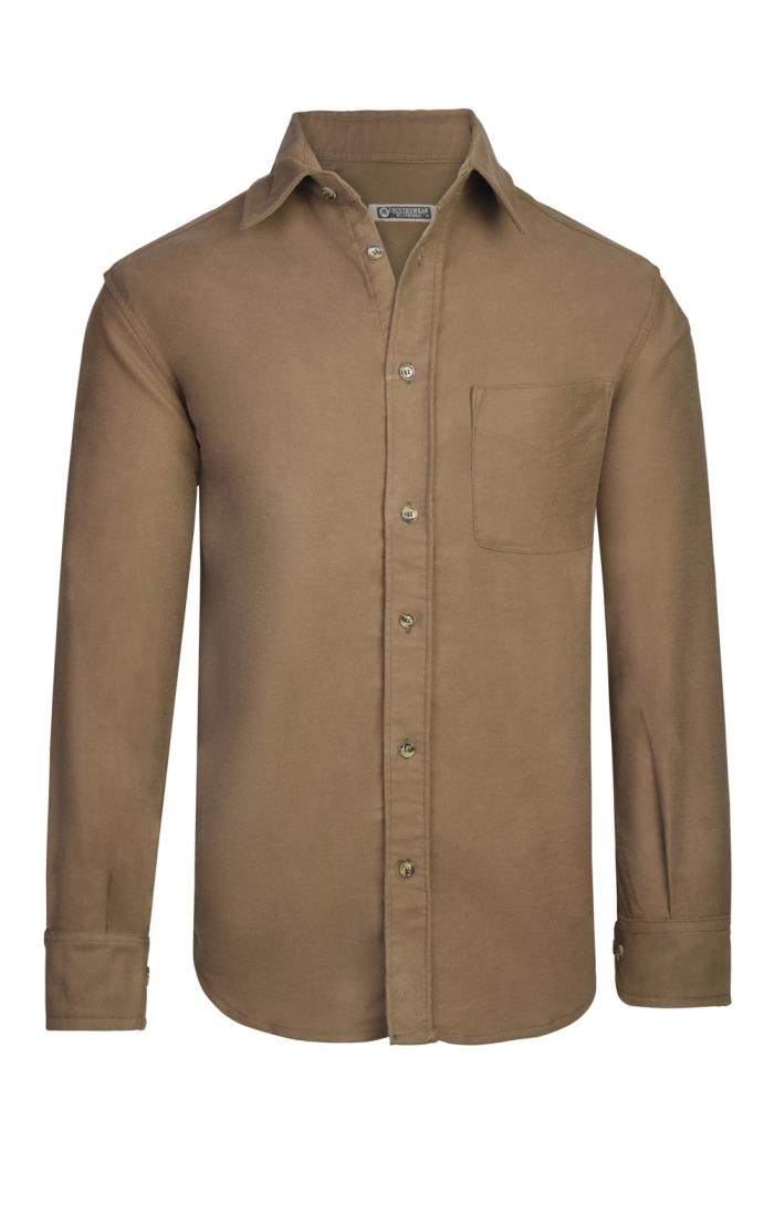 Mens Carabou Moleskin Overshirt House of Bruar