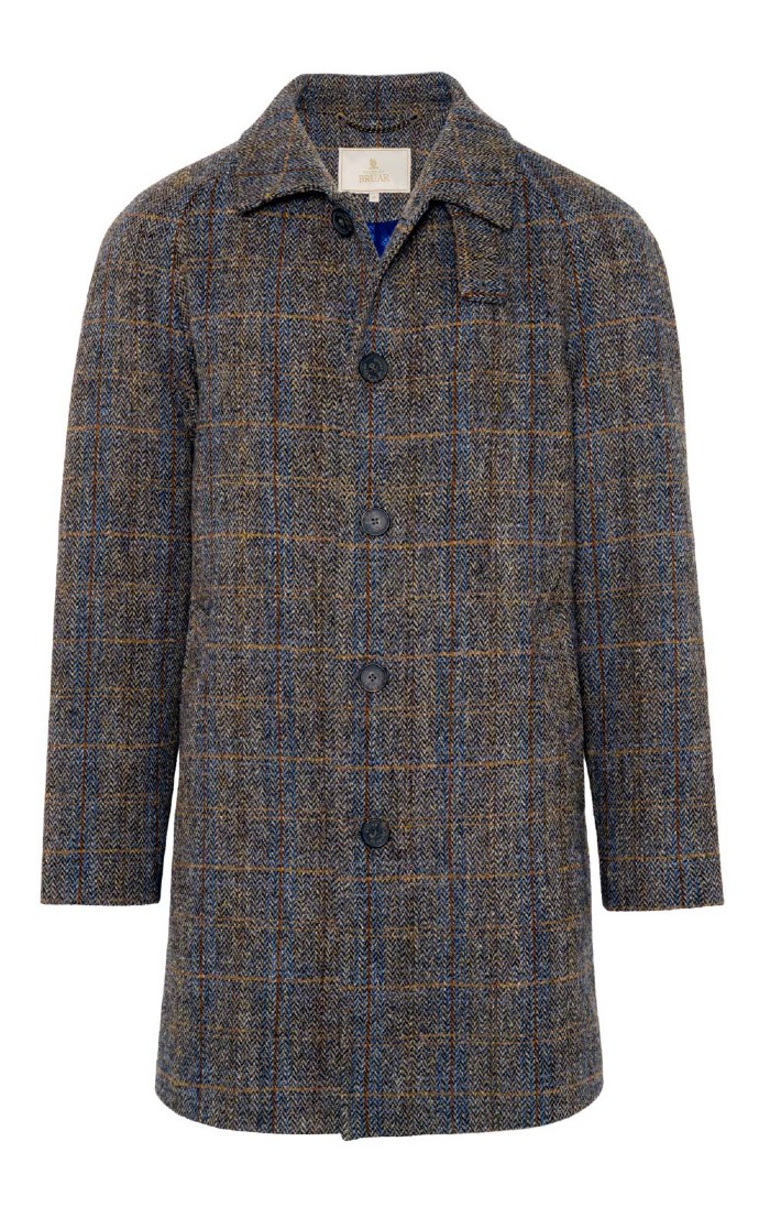 Men's Harris Tweed® 3/4 Raglan Coat - House of Bruar