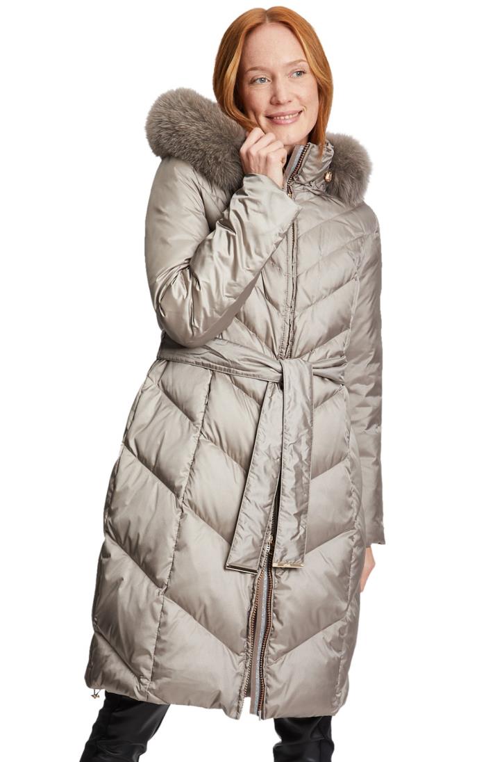 Betty barclay quilted shop coat with hood
