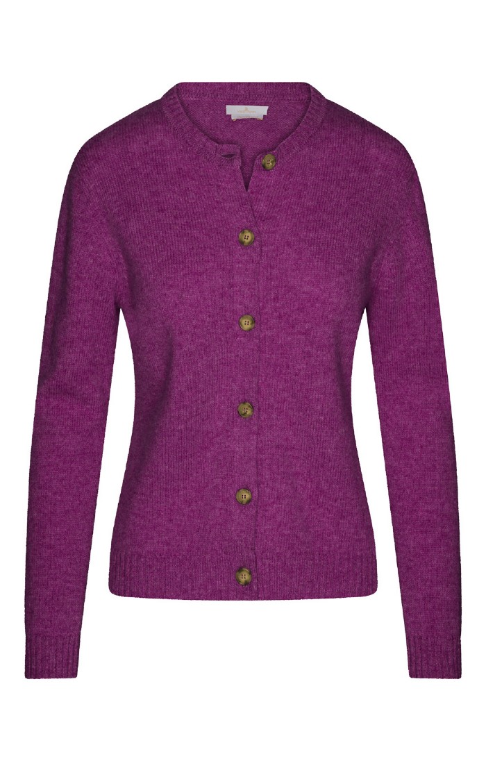 Ladies Munrospun Shetland Cardigan - House of Bruar