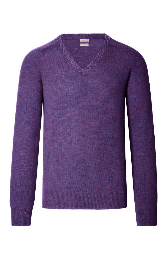 Men's 2-Ply Lambswool V-Neck