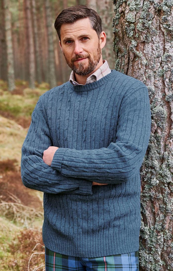 Men’s Lambswool Jumpers & Cardigans House of Bruar