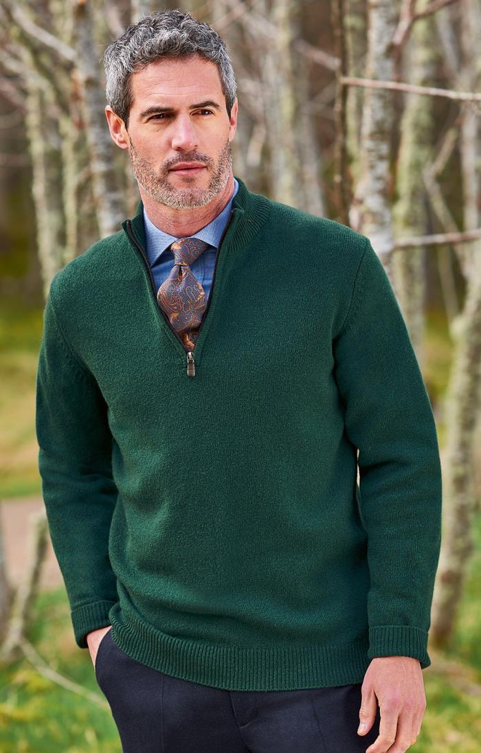 Mens Country Lambswool T-Tip - House of Bruar