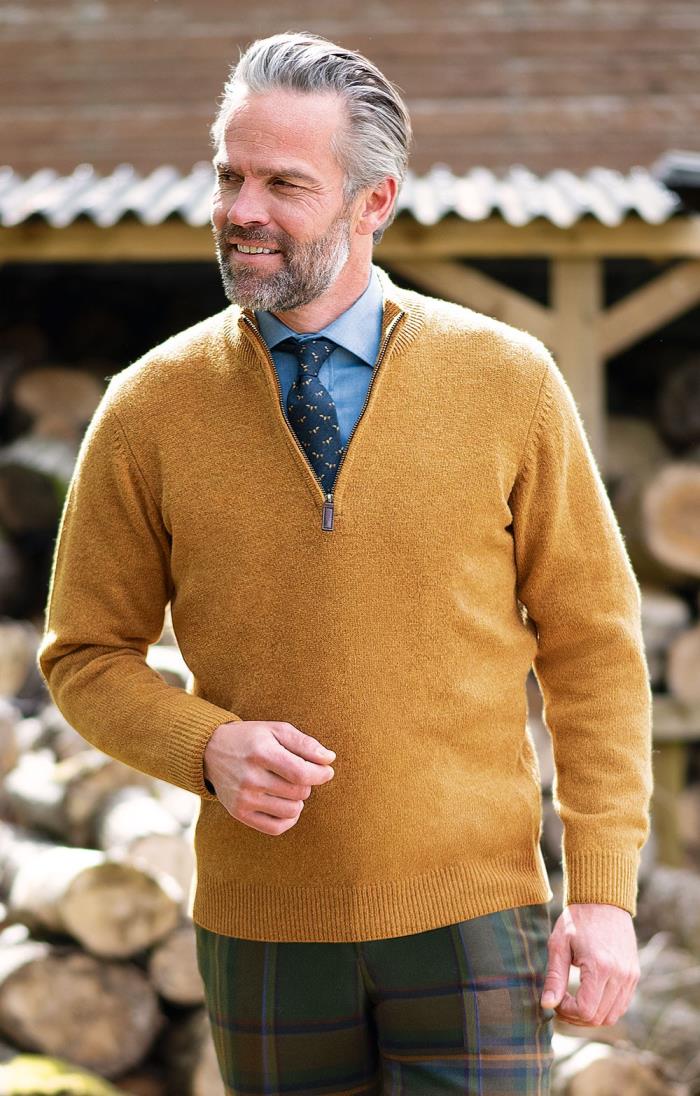 Men’s Lambswool Jumpers & Cardigans House of Bruar