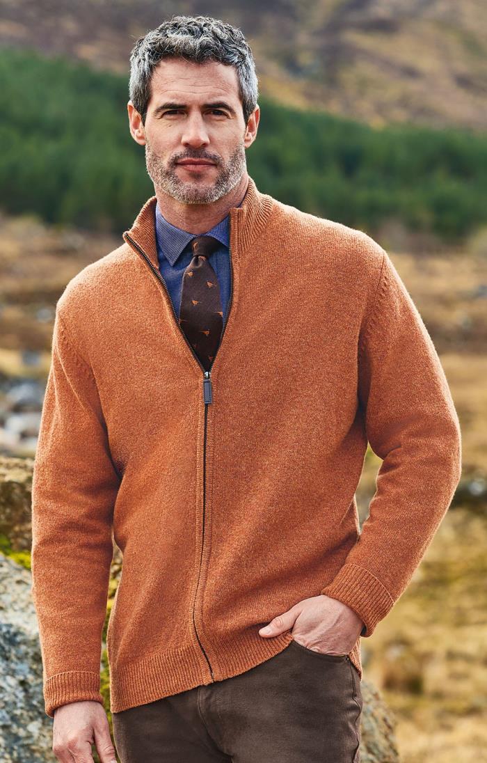 Mens wool zip jacket sale