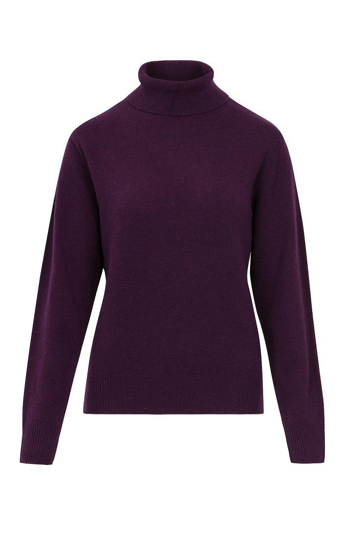 House of Bruar Lambswool Roll Neck House of Bruar