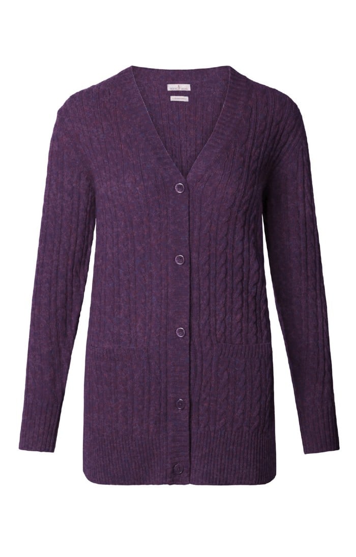 Country Lambswool Cable Cardigan - House of Bruar