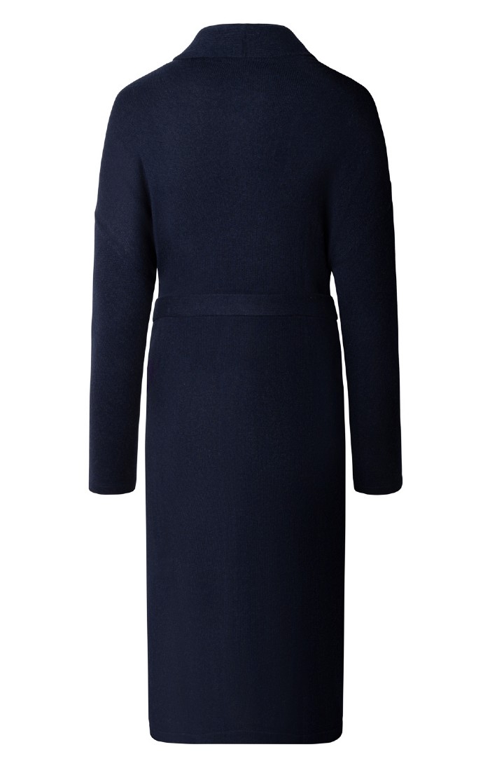 Cashmere Dressing Gown Navy House of Bruar