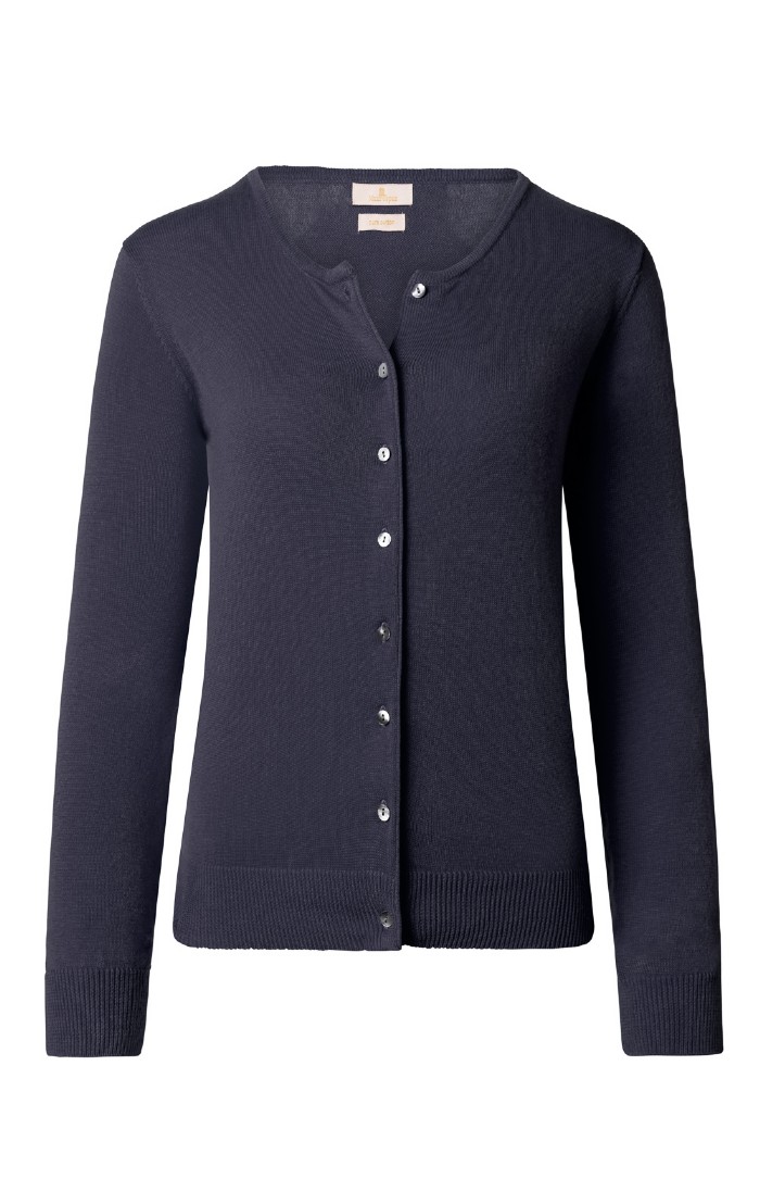 Ladies Pima Cotton Cardigan - House of Bruar