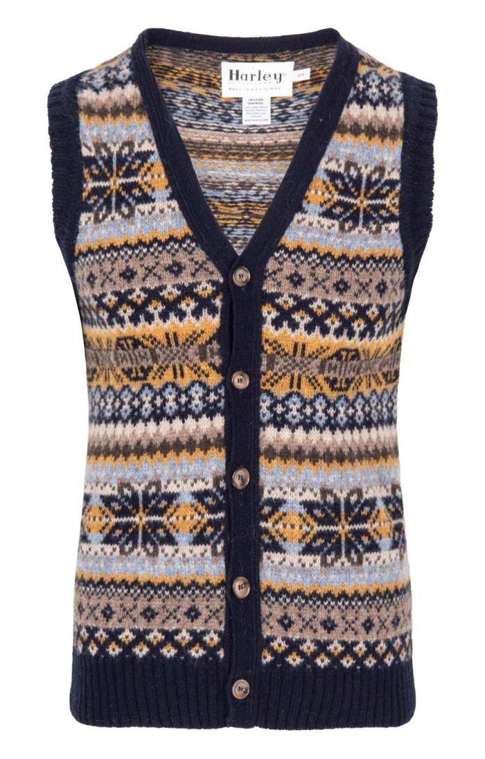 fair isle waistcoat ladies