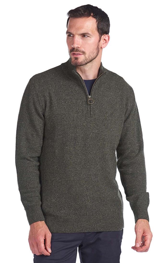 Mens Barbour Tisbury Half Zip Sweater - House of Bruar