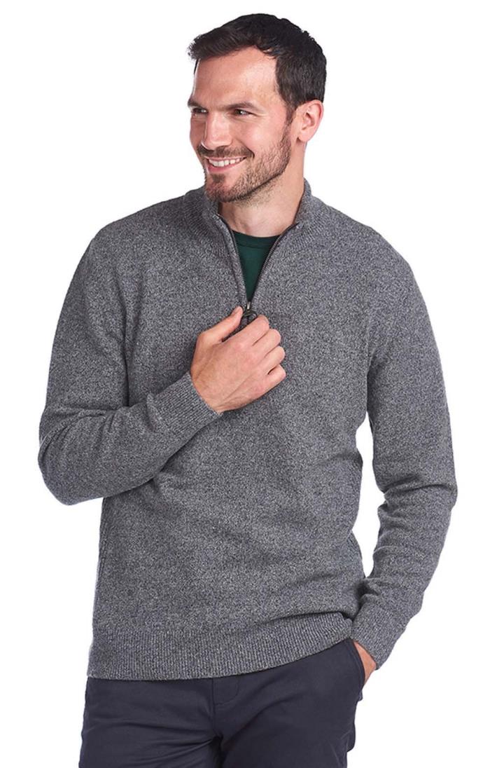 Mens Barbour Tisbury Half Zip Sweater House of Bruar