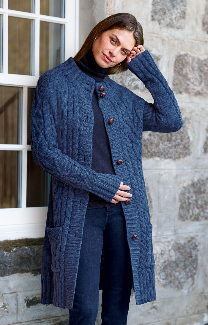 Aran coat sales