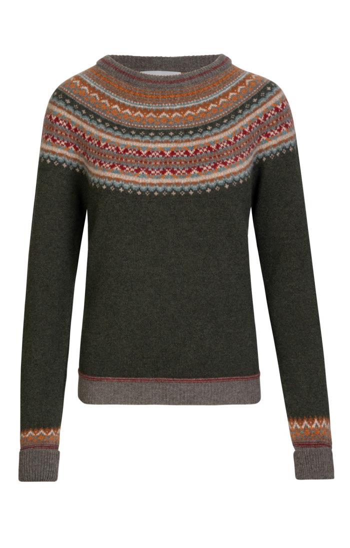 Ladies Merino Alpine Short Sweater - House of Bruar