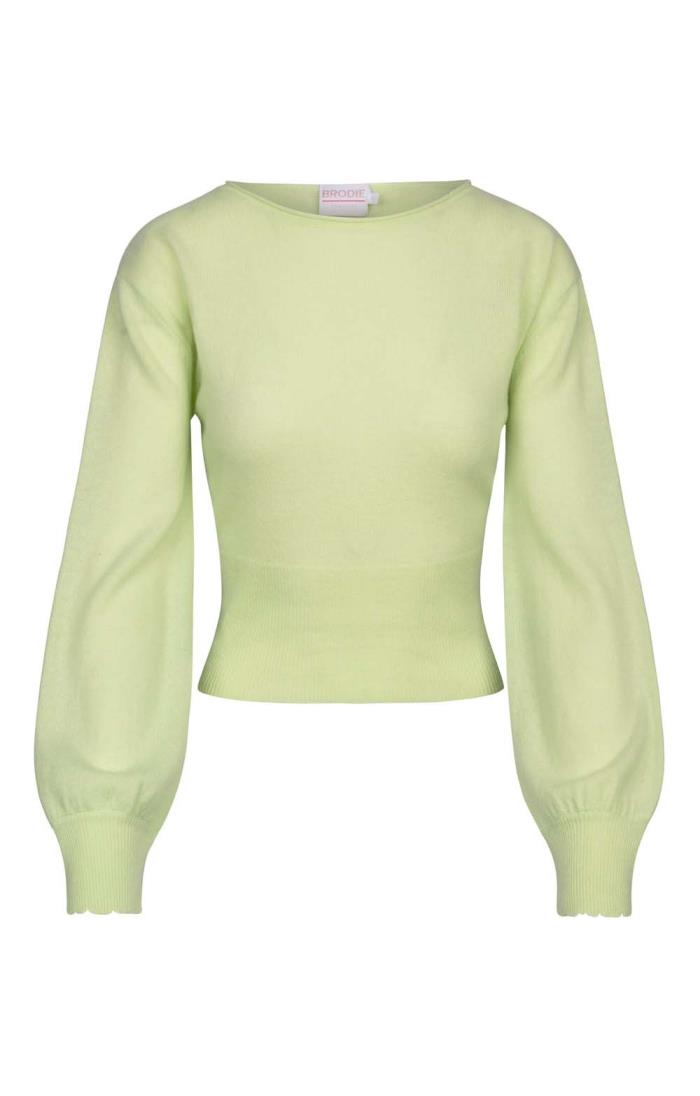 Ladies Cashmere Fray Wide Sleeved Sweater House of Bruar