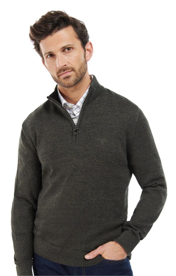 Mens Barbour Firle Half Zip Sweater - House of Bruar