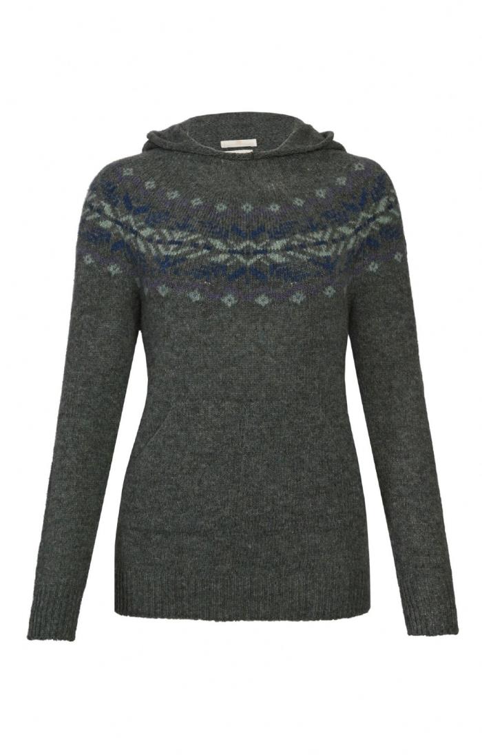 Fairisle hoodie on sale