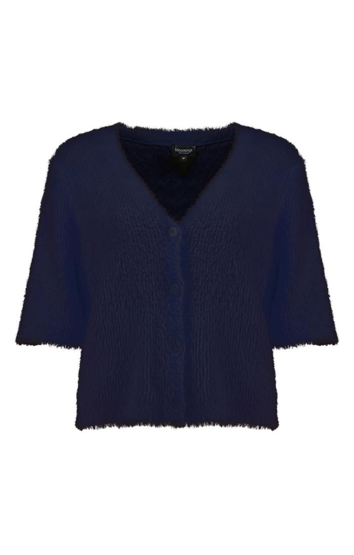 Ladies Crop V Neck Cardigan House of Bruar