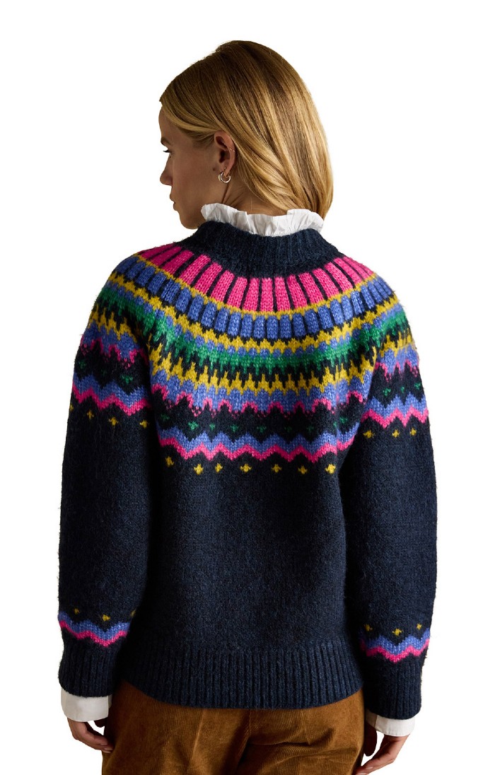 Ladies Joules Charlie Fairisle Knitted Jumper House of Bruar