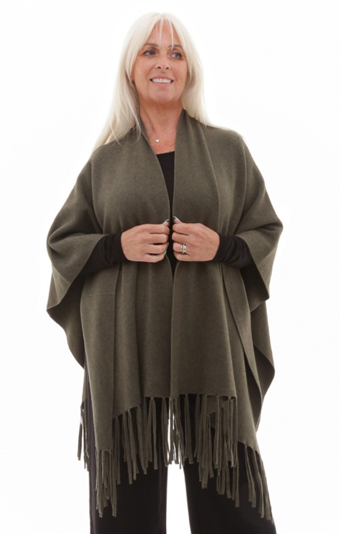 Ladies cashmere poncho outlet