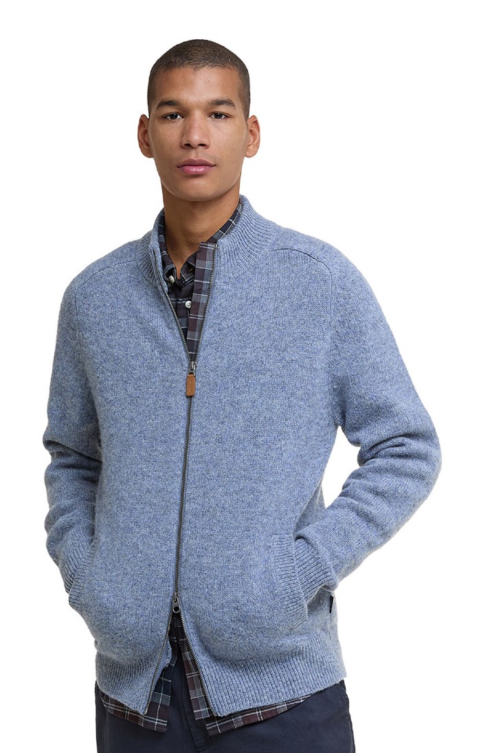 Men's Barbour Talder Zip Through Jumper - House of Bruar