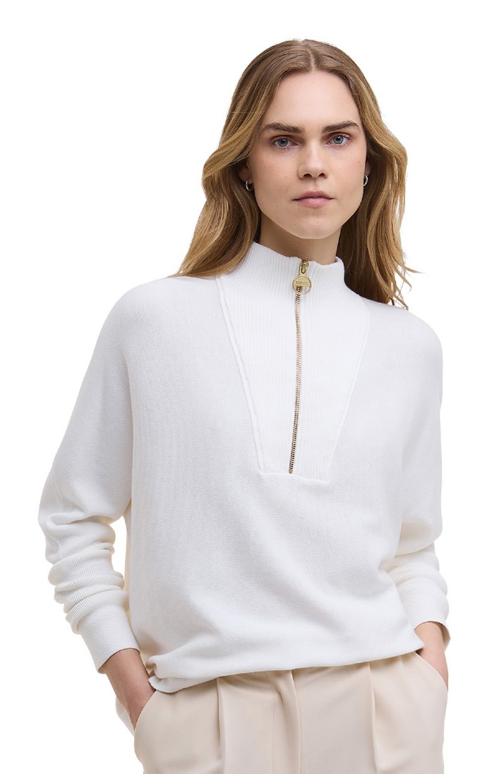 Ladies Barbour International Lola Knitted Jumper, White House of