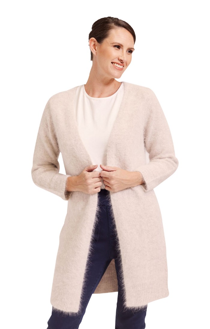 Ladies oatmeal cardigan deals