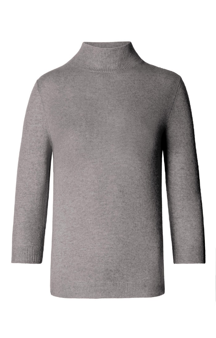 【q0309015ea】Wool Cashmere Turtle Knit Women's Cashmere Turtle Neck | Gobi Cashmere