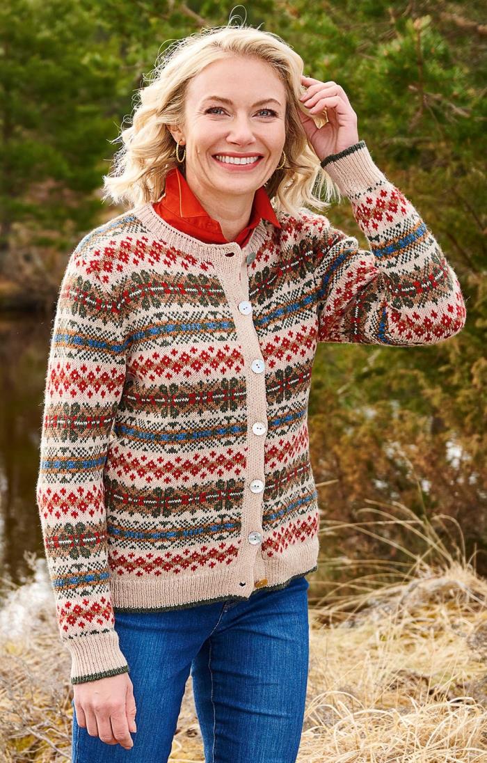 shetland cardigans ladies