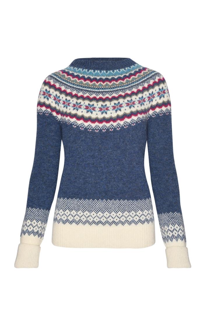 BISTRO NEVE FAIRISLE TURTLENECK SWEATER