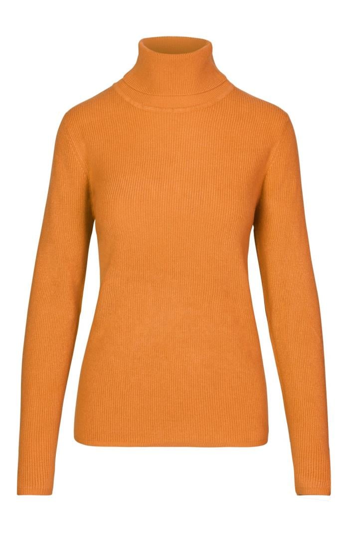 Ladies Cashmere Feel Roll Neck - House of Bruar