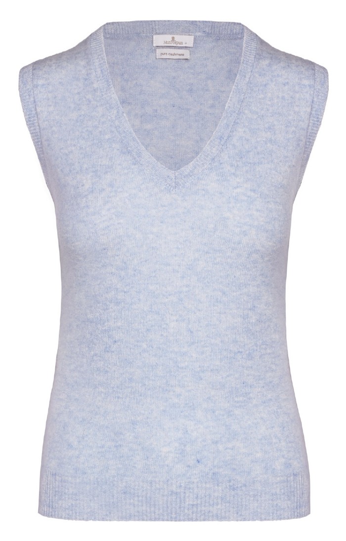 Sleeveless V-Neck Sweater