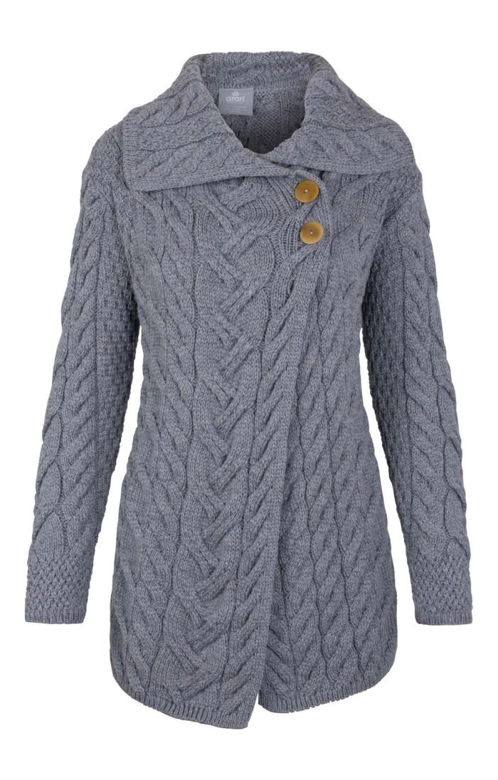 two button sweater