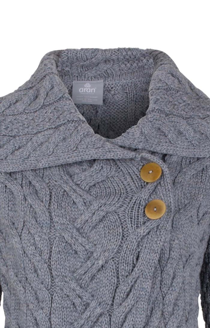 Two button best sale sweater