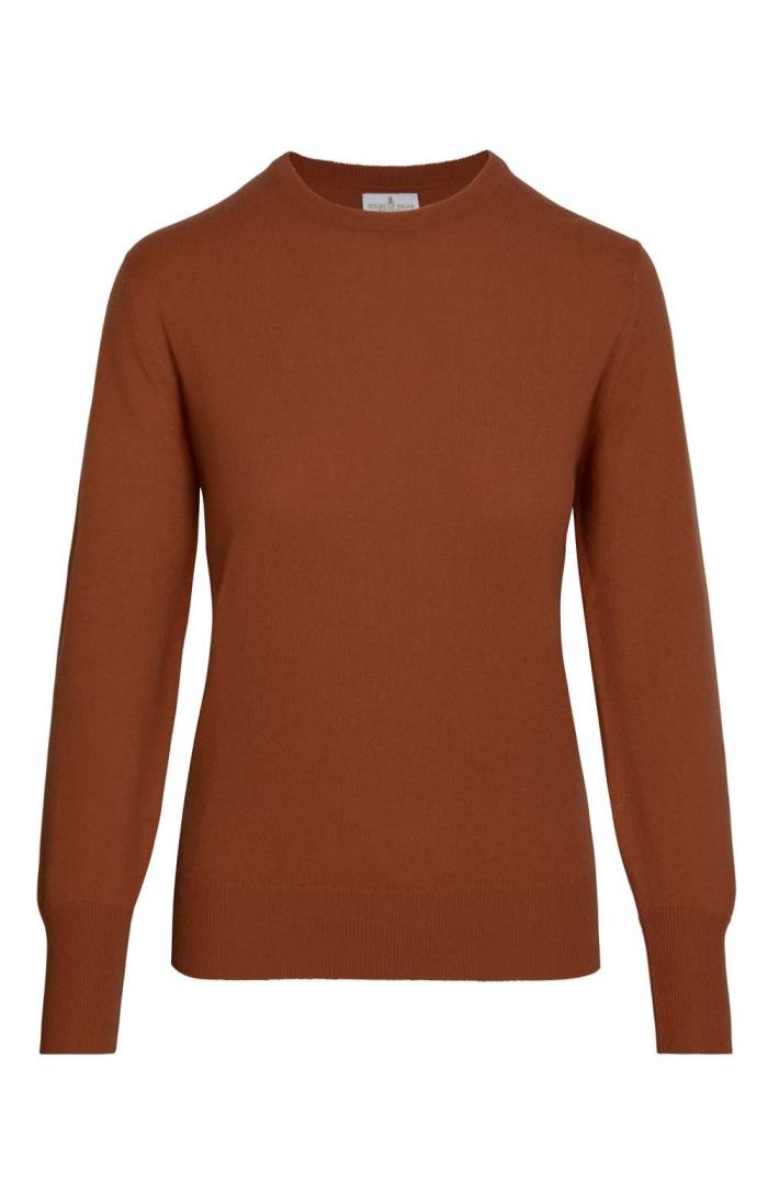 Ladies 2 Ply Cashmere Crew Neck House of Bruar