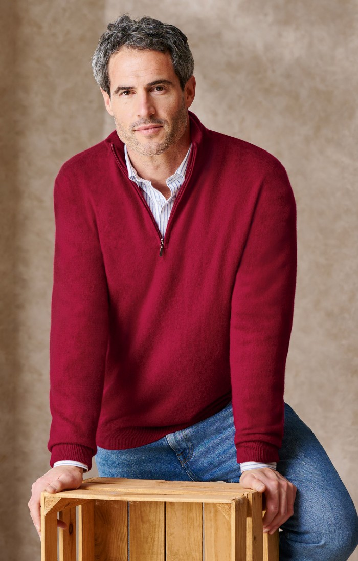 Men’s Cashmere Jumpers & Sweaters House of Bruar