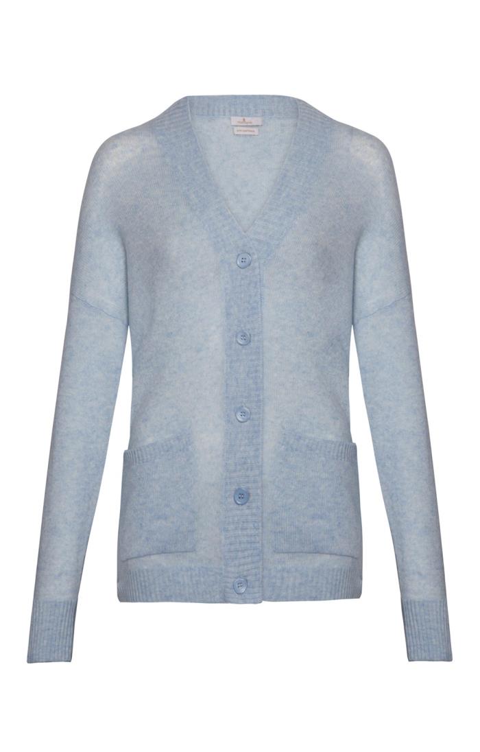 Ladies Cashmere Boyfriend Cardigan - House of Bruar