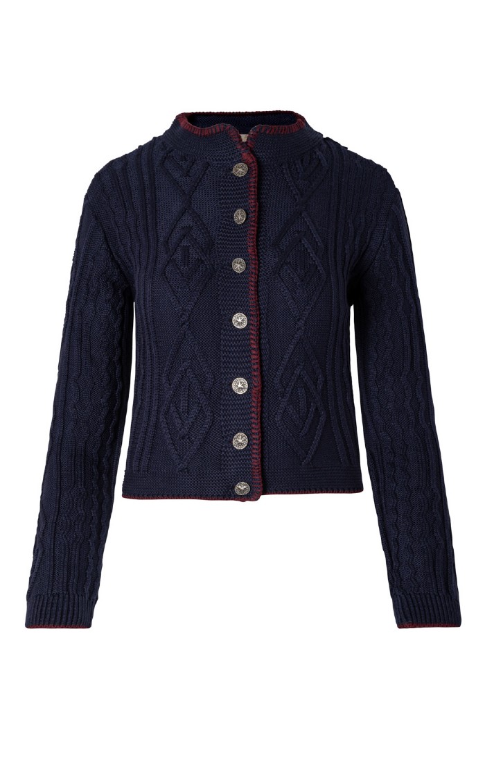 Jesper Cardigan Royalblaue Strickjacke Damen Cardigan-Strickjacke