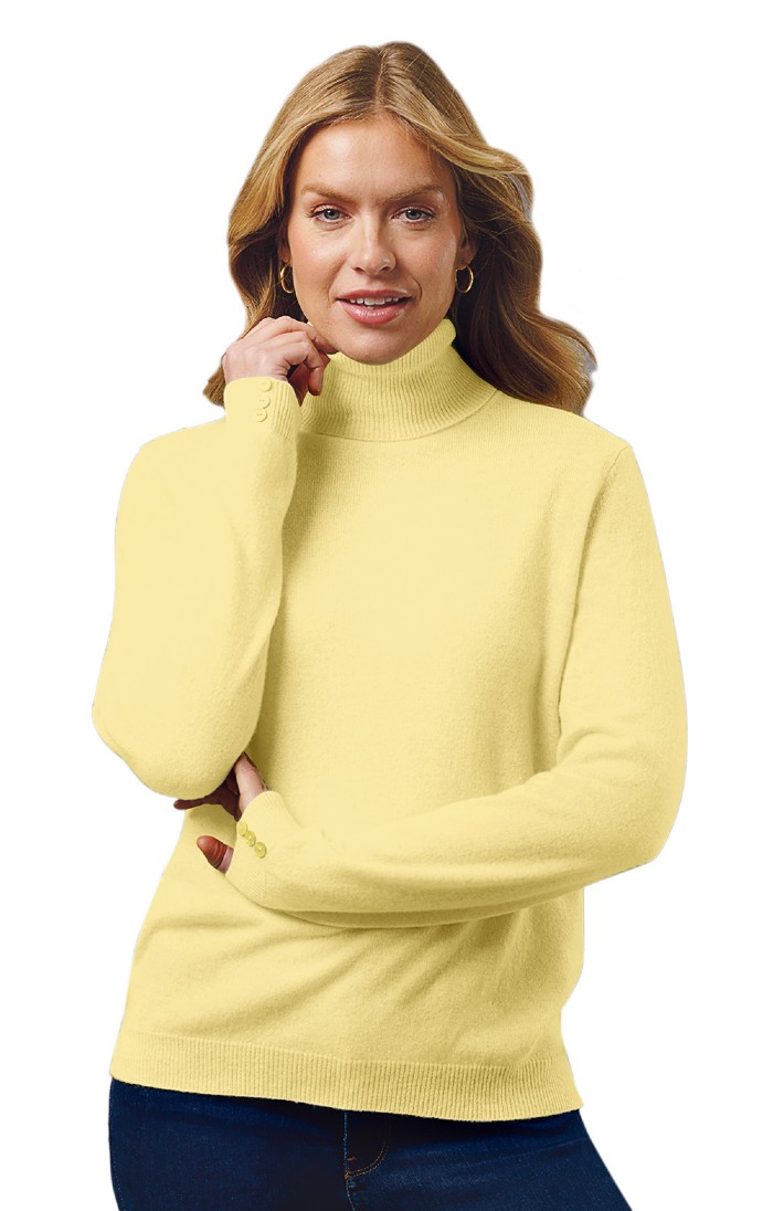 Ladies Cashmere Roll Neck Ladies' Knitwear House Of Bruar