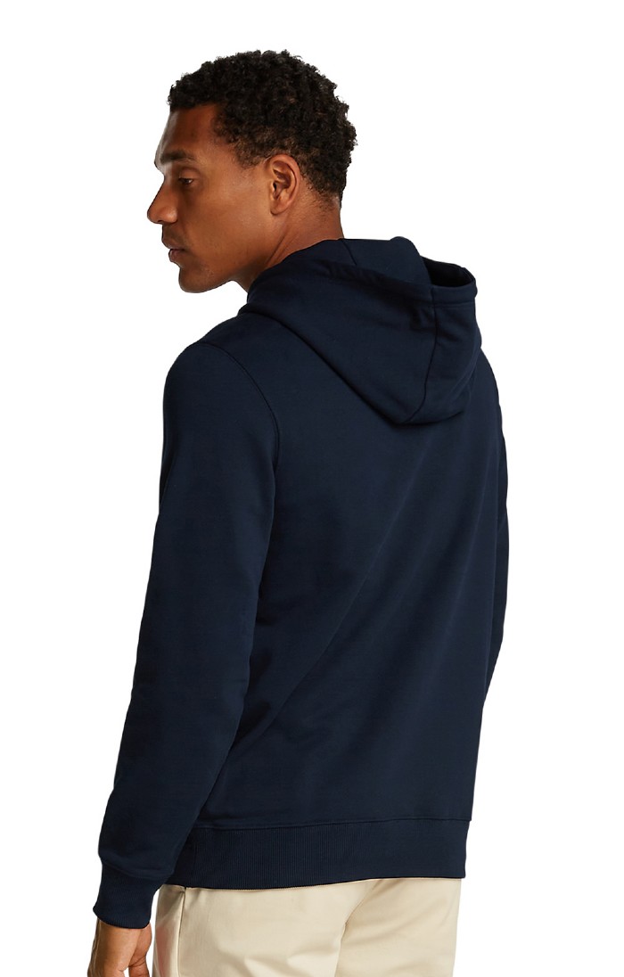 Mens Tommy Hilfiger Multi Flag Hoodie, Black House of Bruar