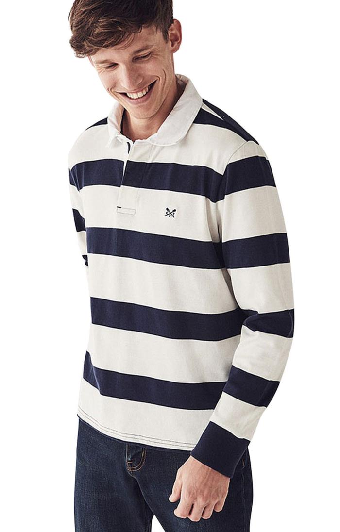 crew clothing long sleeve polo