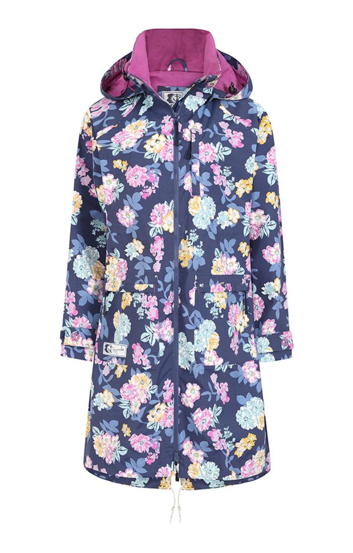 Ladies Lazy Jacks Long Print Waterproof 